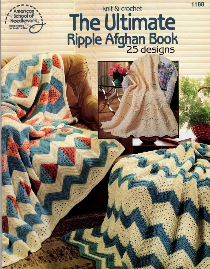 American School of Needlework Knit and Crochet The Ultimate Ripple