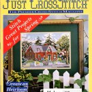 Just Cross Stitch Magazine April 1996 - 11 Projects