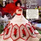 The Needlecraft Shop Crochet Ladies of Fashion Rebecca's Party Frock for Barbie 1996