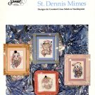 Candamar Designs St. Dennis Mimes 1989 - 8 Projects to Cross Stitch or Needlepoint