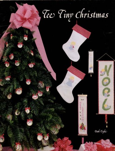Busy Hands Needlework Designs' Tee Tiny Christmas Book 8 1979 - 53 Projects to Cross Stitch