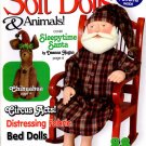 Soft Dolls and Animals Magazine January 2009 - 5 Patterns, Unused and Uncut