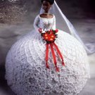 Annie's Attic Bridal Belle Collection Miss December Crochet for Barbie Doll 1998