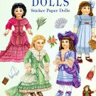 Dover Publications Jumeau Dolls Sticker Paper Dolls Book 1998 - 4 Dolls, 51 Costume Stickers OOP
