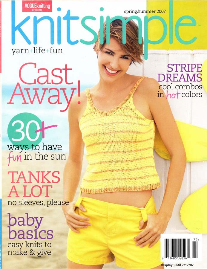 Vogue Knitting Presents Knit Simple Magazine Spring Summer 2007 30