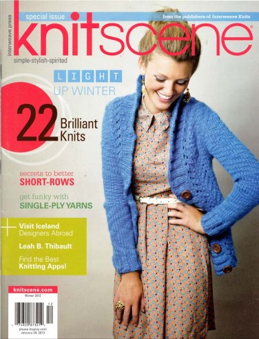 Interweave Press' Knit Scene Magazine Winter 2012 - 22 Projects