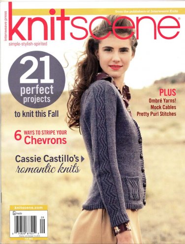 Interweave Press' Knit Scene Magazine Fall 2013 - 21 Projects