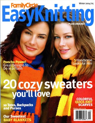 Family Circle Easy Knitting Plus Crochet Magazine Winter 2004-05 - 43 Projects