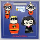 Disneyland Resort Pixar Fest 2018 The Incredibles 4-Pin Set Limited Edition 1500 Disneyland Resort Pixar Fest 2018 The Incredibles 4-Pin Set Limited Edition 1500