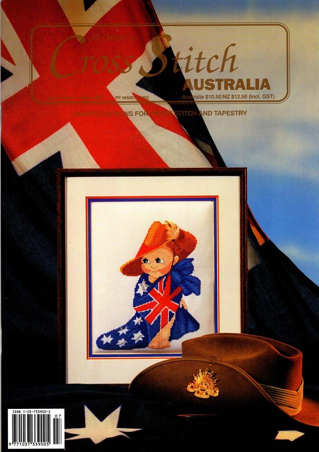 Jill Oxton's Cross Stitch Australia Magazine Issue 9 1993 Over 30