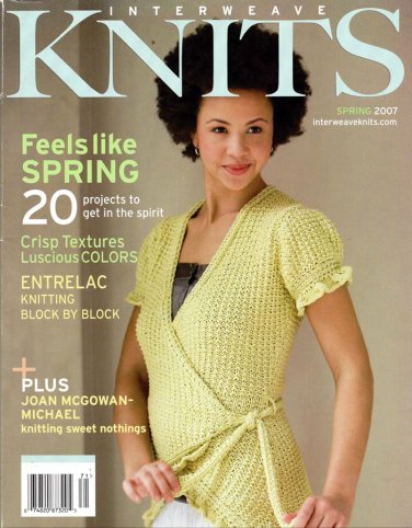 Interweave Knits Magazine Spring 2007 - 20 Projects, Entrelac Primer
