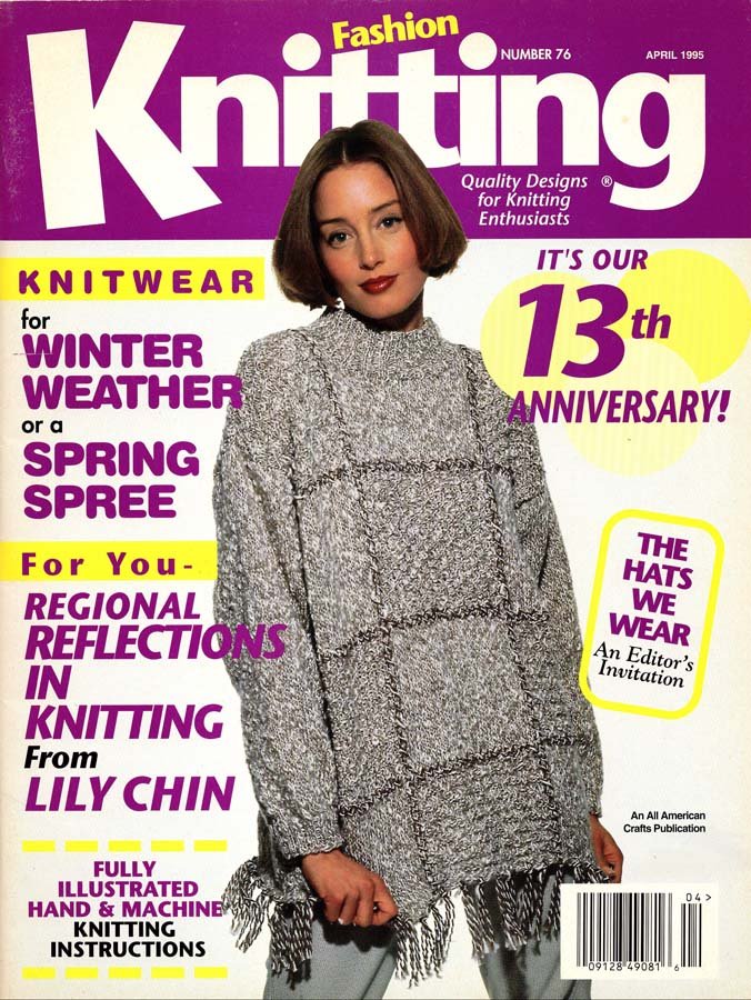 Fashion Knitting Magazine Number 76 April 1995 - 21 Designs