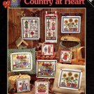 Dimensions' Country at Heart 1995 - 8 Designs to Cross Stitch