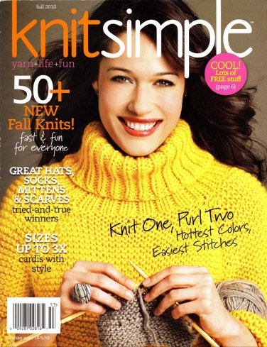 Knit Simple Magazine Fall 2010 - Over 50 Designs