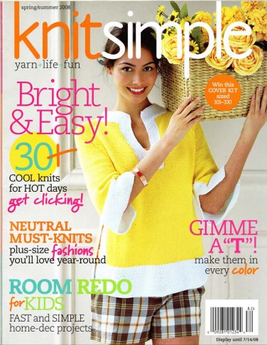 Knit Simple Magazine Spring-Summer 2008 - Over 30 Designs, Picot Primer