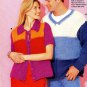 Family Circle Easy Knitting Plus Crochet Spring-Summer 2001 - 55 Projects, Granny Square Primer