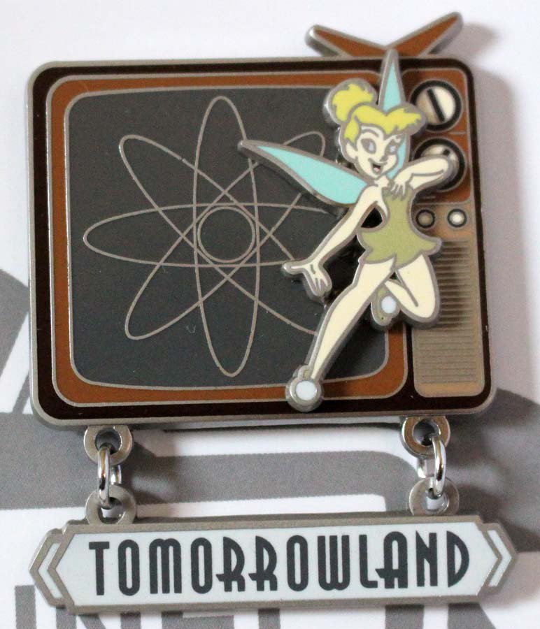 Disneyland Resort Channel 28 World of Disney Tinkerbell Tomorrowland Pin Limited Edition 500