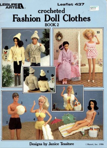 crochet barbie clothes book