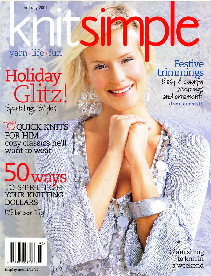 Simple magazine. Журнал simple. Vogue Knitting Holiday 2009. Журнал Холидей. Симпл 2009.