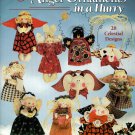 American School of Needlework Angel Ornaments in a Hurry Soft Cover Book 1995 - 28 Designs to Sew