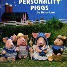 Personality Piggs 1984 - Uncut Patterns for Soft Sculpture Pigs in 3 Sizes Plus Clothes