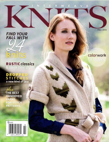 Interweave Knits Magazine Fall 2013 - 24 Projects, Joining Motifs Primer
