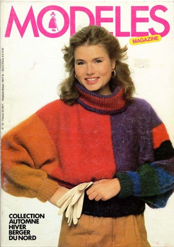 Berger Du Nord Modeles Knitting Magazine Number 10 - 61 Couture Designs from France