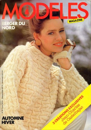 Berger Du Nord Modeles Knitting Magazine Number 22 - 45 Couture Designs from France