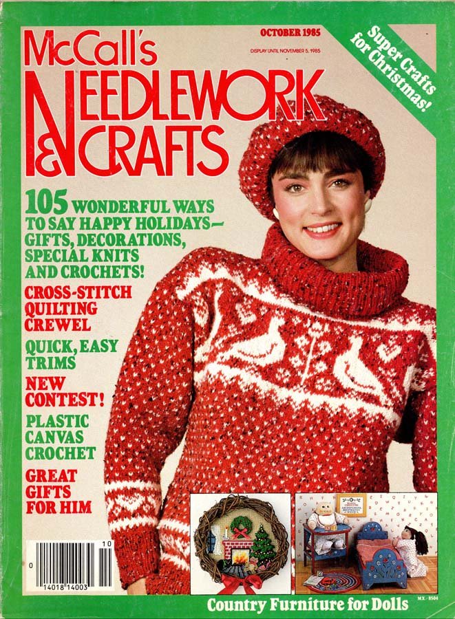 McCall's Needlework and Crafts Magazine October 1985 105 Projects
