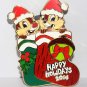 Disney Happy Holidays 2014 Stocking Completer Pin Chip and Dale Limited Edition 1200