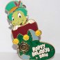 Disney Happy Holidays 2014 Stocking Completer Pin Jiminy Cricket Limited Edition 1200