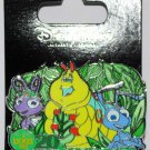 Disney Pixar A Bug's Life 20th Anniversary Pin Flik, Atta and Heimlich Limited Edition 2000