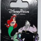 Disney Parks Little Mermaid's Ariel and Ursula 2-PIn Set Disney Parks Little Mermaid's Ariel and Ursula 2-PIn Set