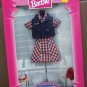 Mattel Barbie Fashion Avenue Authentic Jeans Checked Dress 1997 NRFB