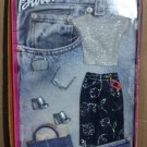 Mattel Barbie Fashion Avenue Blues Styles Silver Top and Sparkle Skirt 2001 NRFB