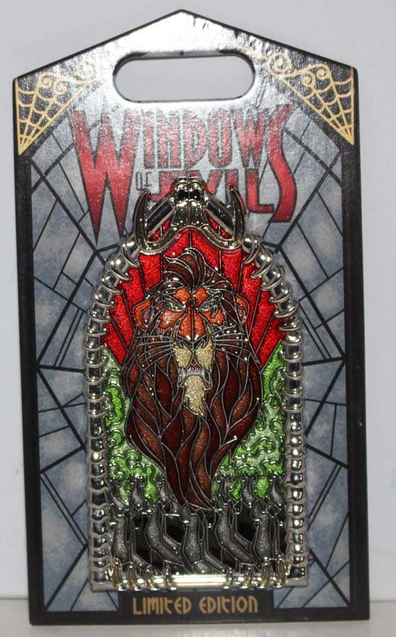 Disney Windows shops of Evil Horned King Pin