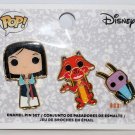 Funko Disney Mulan, Mushu and Cri-Kee 3-Pin Set Funko Disney Mulan, Mushu and Cri-Kee 3-Pin Set