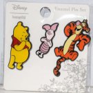 Loungefly Disney Winnie the Pooh, Piglet and Tigger 3-Pin Set Loungefly Disney Winnie the Pooh, Piglet and Tigger 3-Pin Set