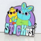 Disney Store Pixar Toy Story 4 Pin Series 4 of 4 Ducky and Bunny Limited Release