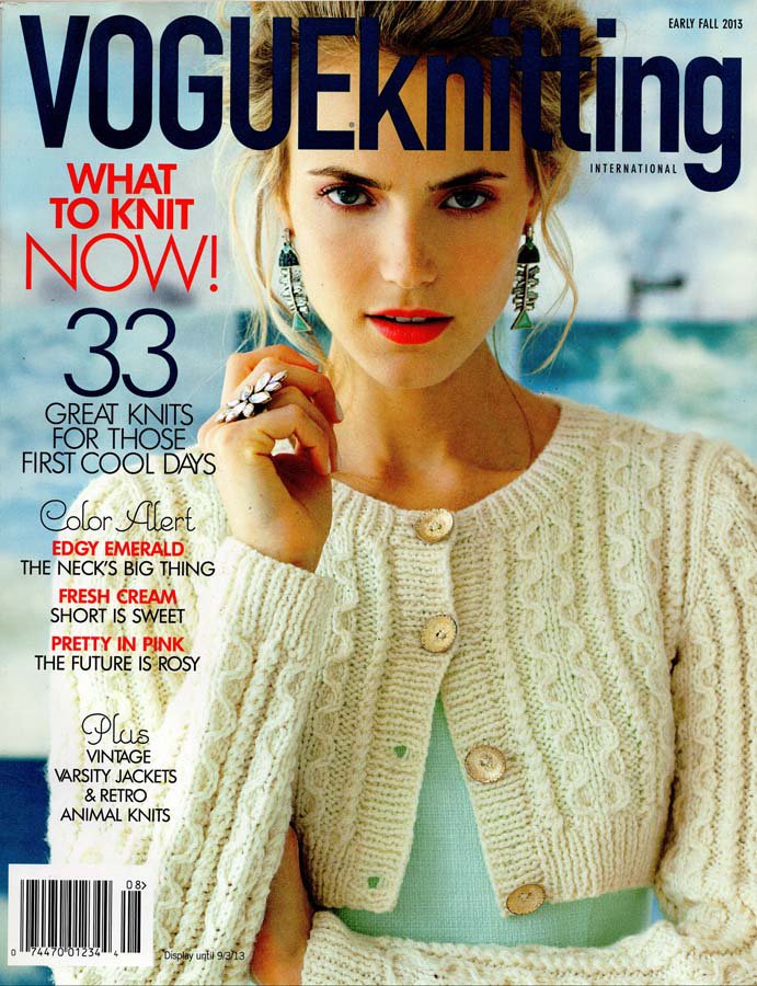 Vogue Knitting Magazine Early Fall 2013 33 Designs