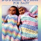 Leisure Arts Double-Quick for Baby Booklet 1997 - 6 Double-Strand Afghans to Crochet