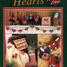 Christmas Hearts Need'l Love Booklet 1994 - 11 Designs to Cross Stitch