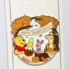 Disney Happy Thanksgiving 2019 Pin Winnie the Pooh Piglet Tigger Limited Edition 5000