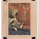 Country Stitches Sewing Pattern 127 Mended with Love Bunny 4" Tall and Quilt 1989 Mint