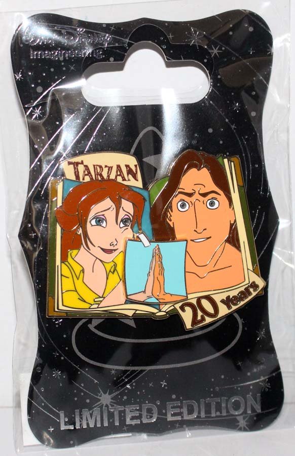 Walt Disney Imagineering WDI Tarzan 20th Annivery Pin Tarzan and Jane ...