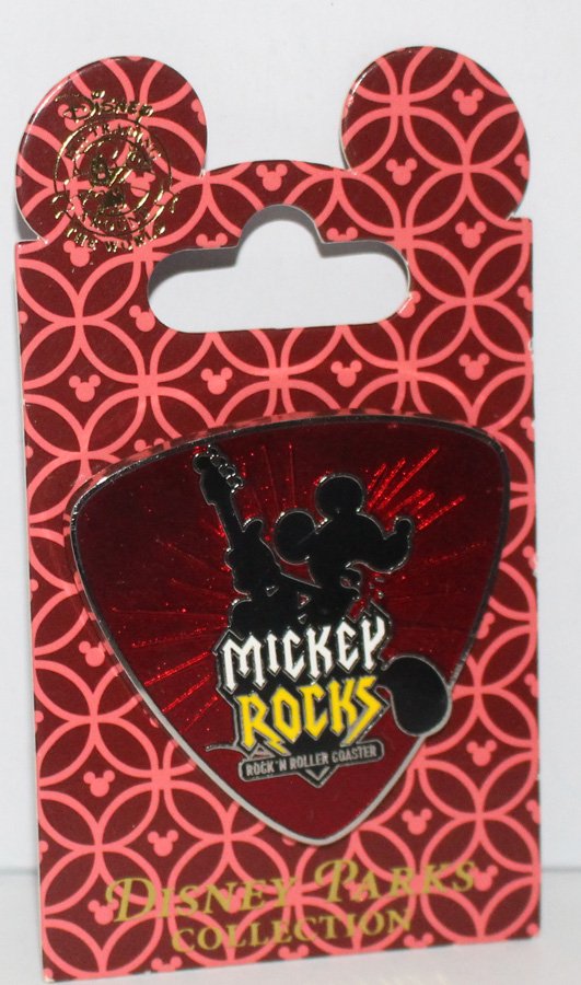 Walt Disney World Mickey Rocks Rock 'n' Roller Coaster Pin