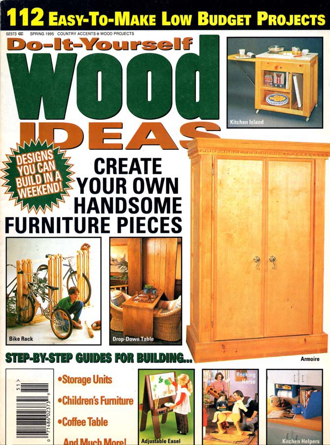 DoItYourself Wood Ideas Magazine Spring 1995 1112 Projects