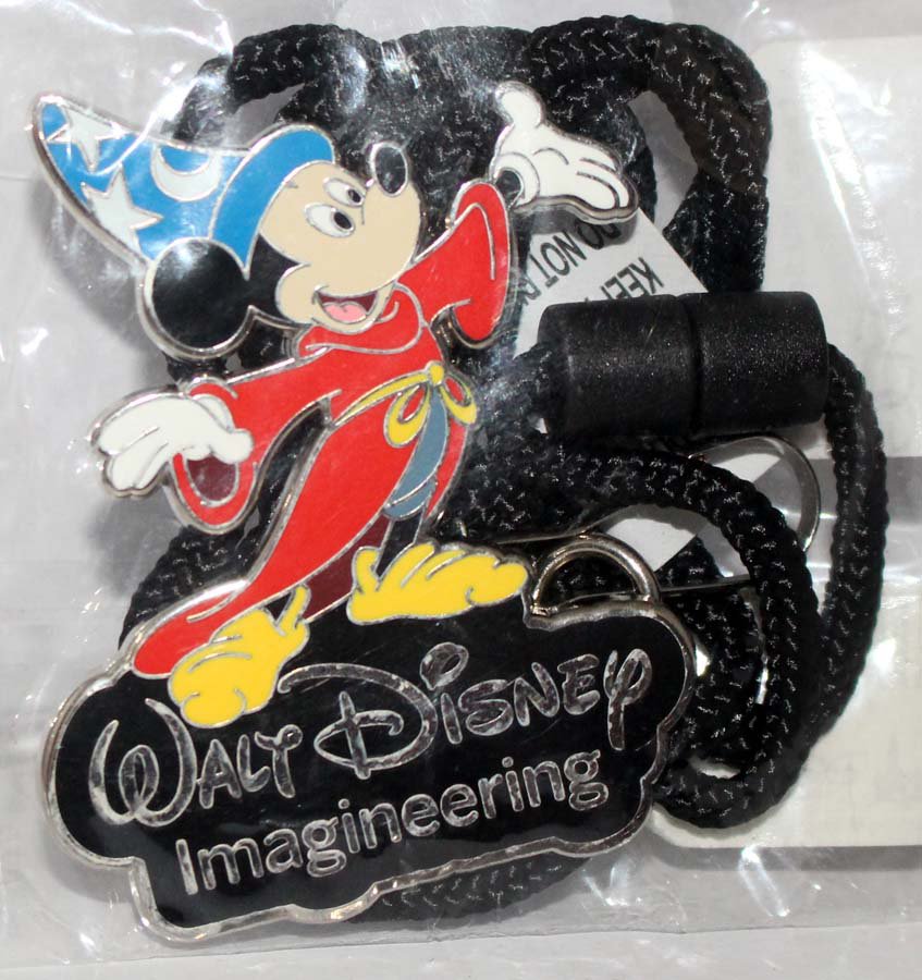 Walt Disney Imagineering store Cast Exclusive Bolo Lanyard WDI Sorcerer Mickey