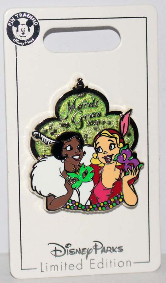 Disney Mardi Gras 2020 Pin Princess and the Frog's Tiana and Charlotte