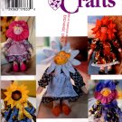 Simplicity Sewing Pattern Number 9492 1995 - 4 17" Cloth Flower Dolls and Clothes Uncut Simplicity Sewing Pattern Number 9492 1995 - 4 17" Cloth Flower Dolls and Clothes Uncut